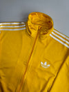 Adidas Originals Trefoil 3-Stripes Yellow Full-Zip Track Jacket(XL)