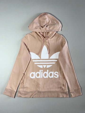 Adidas Trefoil Hoodie – Dusty Pink/Mauve, UK 8 Women’s(S)