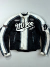 Mike The Bike “Pro Stock” #9 Black & White Leather Racing Jacket (M)