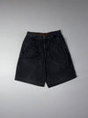 Marlboro Classics Black Pleated Chino Shorts (W:30) (L:21)