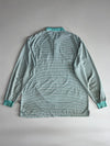 MLB New York Yankees Striped Pocket Polo Teal (3XL)