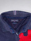 Tommy Hilfiger Slim Fit Polo – Navy with Red “85” Graphic, (L)