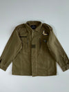 Review Khaki Utility Jacket w/ Tiger & Bee Patches (M)