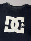 DC Shoes Co USA Star Logo Crewneck Sweatshirt — Black / White (M)