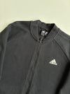 Adidas | Black Tonal 3-Stripe Bomber Track Jacket | (L)