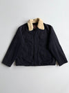 Marlboro Classics Navy Work Jacket – Sherpa Collar, Plaid Lined (XL)