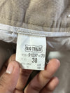 Vintage Big Train Beige Pleated Trousers (W:36) (L:39)