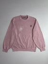 Carhartt WIP | Faded Pink Garment Dyed Crewneck Sweatshirt (2XL)