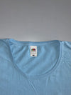 Fruit of the Loom Ladies Valueweight Plain Scoop Neck T-Shirt Sky Blue (XL)