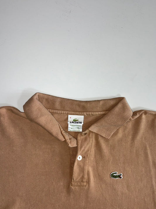 Lacoste Classic Pique Polo – Camel/Tan  (L)