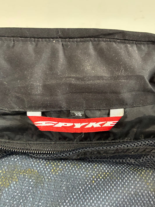 Spyke x BMW Motorrad Black Textile Touring Jacket – Multi-Pocket Adventure Riding (S)