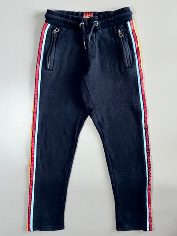 Superdry Navy Striped Track Joggers Elastic (W:30|L:38)