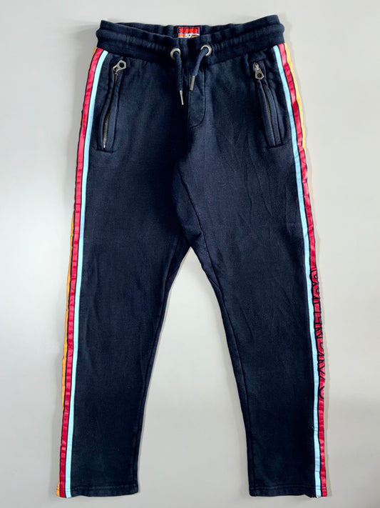 Superdry Navy Striped Track Joggers Elastic (W:30|L:38)