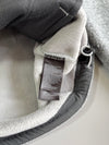 The North Face Men’s Grey Marl Hooded Full-Zip Fleece Jacket with Fleece-Lined Hood & Zip Pockets (M/L)