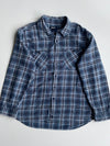 Roots Blue Plaid Flannel Shirt Heavy (2Xl)