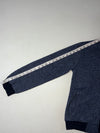 Vintage Nike Running Navy Pink Zip-Up Hoodie (S)