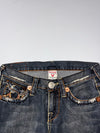 True Religion Dark Wash Flare Jeans (W:28) (L:36)