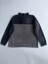 Columbia | Grey Black 1/4 Zip Fleece | (XL)