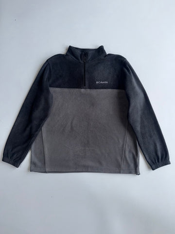 Columbia | Grey Black 1/4 Zip Fleece | (XL)