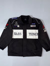 Mercedes Benz F1 “Warsteiner” Racing Jacket – Black/White Team Sponsor Print Jacket (S)