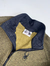 Spyder Olive Green Black Quarter-Zip Fleece Pullover (XL)