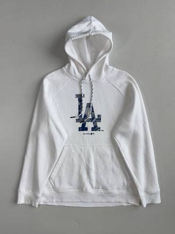 Under Armour x MLB LA Dodgers White ColdGear Hoodie (M)