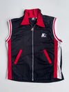 Starter Black Red White Colorblock Sleeveless (M/L)