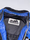Vanucci by Enrico Vanucci High-Class Pure Leather Motorcycle Racing Jacket with Carbon Fiber Protectors & 3M Scotchlite (PADDED) (L/XL)