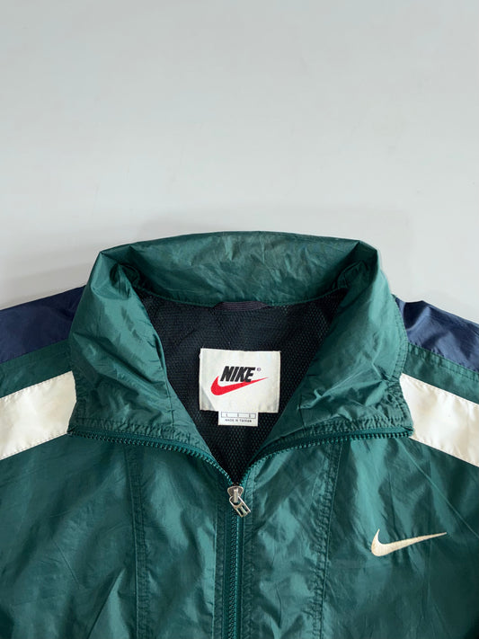 Nike Green Colorblock Windbreaker (2Xl)