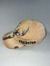 Buckwear Whitetail Deer “Predator” Hunting Cap – Beige Camo, Distressed Details (Adjustable)