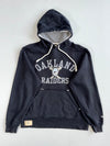 Reebok NFL Vintage Collection Oakland Raiders Distressed Hoodie(L)