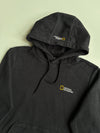 National Geographic Black Pullover Hoodie – Embroidered Logo | (L)