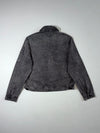 Dickies Washed Black Duck Canvas Cropped Work Jacket (M)