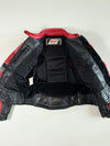 MQP Red & Black Armoured Leather Racing Jacket (S)