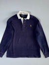 Polo Ralph Lauren Custom Fit Rugby Shirt Navy (L/XL)