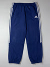 Adidas Navy Windbreaker Track Pants (W:37) (L:41)