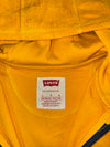Levi’s Batwing Logo Fleece Zip Hoodie – Mustard Yellow (S)