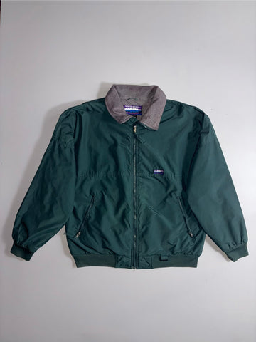 White Sierra Fleece-Lined Bomber Jacket (XL)