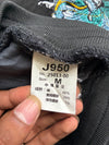 Nippon Fashion Black Embroidered Jogger Sweatpants – Japanese Style (W 32 L 40)