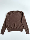 Polo Ralph Lauren Chocolate Brown Crewneck Knit Sweater (S)