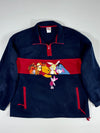 Disney Store Winnie the Pooh & Friends Embroidered Quarter-Zip Fleece Pullover – (XL)