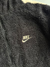 Nike Black Sherpa Fleece Hooded Jacket (L)