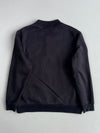 Kappa Italia Black Quilted Half-Zip Sweatshirt (L)