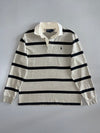 Polo Ralph Lauren Grey Striped Rugby Tee shirt (XL)