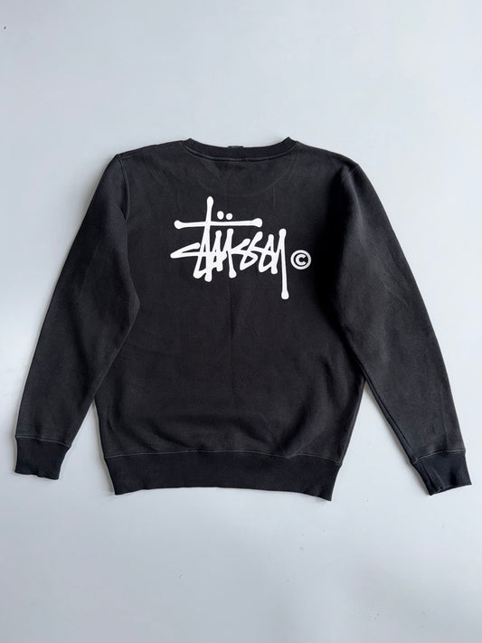 Stussy Basic Logo Sweatshirt | Black | (L)