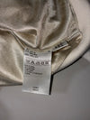 Adidas Velour White & Gold Zip Hoodie women’s (S)