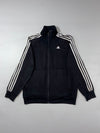 Adidas Performance Essentials Black 3-Stripes Track Jacket (L)