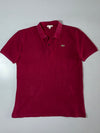 Lacoste Classic Fit Polo Shirt  Maroon/Burgundy (L)