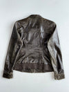 Gipsy by Mauritius Distressed Brown Leather Jacket (Xs)