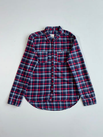 Hollister Plaid Flannel Shirt (S)
